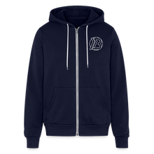 Load image into Gallery viewer, B Logo Full Zip Hoodie - navy