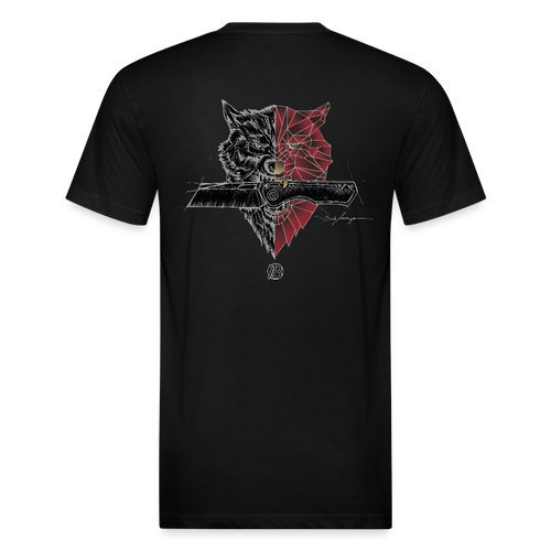 Yeager Wolf - Next Level Apparel - black