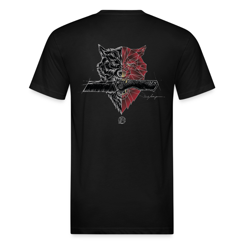 Yeager Wolf - Next Level Apparel - black