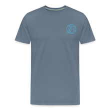 Load image into Gallery viewer, Classic B Logo Premium T-Shirt - steel blue