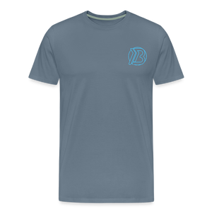 Classic B Logo Premium T-Shirt - steel blue