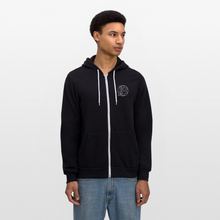 Load image into Gallery viewer, B Logo Full Zip Hoodie - black