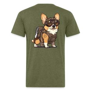 Tactical Wells - Next Level Apparel - heather military green