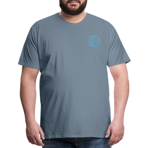 Classic B Logo Premium T-Shirt - steel blue