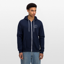 Load image into Gallery viewer, B Logo Full Zip Hoodie - navy