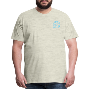 Classic B Logo Premium T-Shirt - heather oatmeal